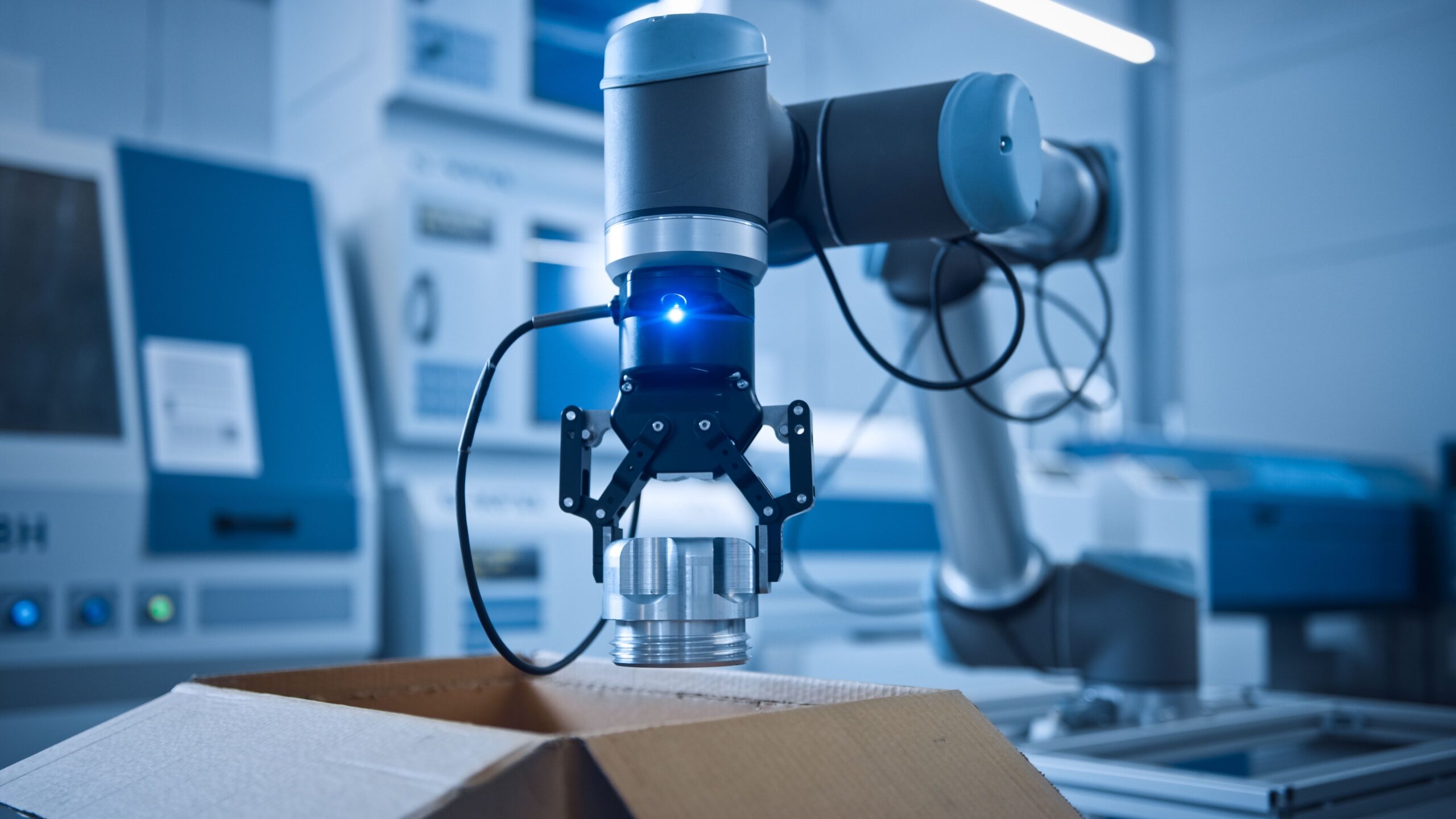 industrial ai robot picking smart manufacturing 3d vision